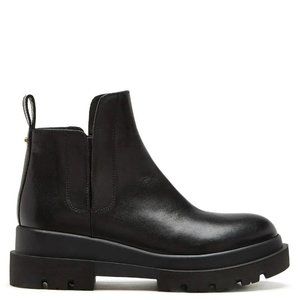 New! LA CANADIENNE Kash Waterproof Platform Bootie Black 39 8.5 US DD374 Italy